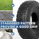 GICOOL 4.10/3.50-4 Replacement Tire and Inner Tube Set, 2 Pack, 10" Heavy Duty Tire and Tube, TR-13 Straight Valve Stem, for Hand Truck Trolley Dolly Garden Wagon Cart Wheel Replacement