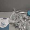 PELEGON Raised Toilet Seat with Handles (400lb)  Adjustable Height & Width Toilet Chair with Arms, Toilet Riser with Handles, Toilet Chair Over Toilet, Handicap Toilet Seat for Elderly (Teal)