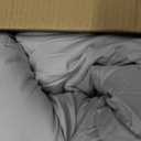 CozyLux Queen Comforter Set Light Grey, 3 Pieces Solid Comforters Queen Size Breathable Bedding Sets, Light Gray Luxury Soft Lightweight Bed Set with Down Alternative Comforter and 2 Pillowcases