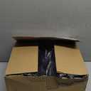 Newtay 100 Pack 32oz Black Disposable Plastic Bowls Plastic Salad Bowls Large Stackable Serving Soup Dinnerware for Birthdays, Weddings, Parties, Festivals