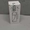 YARRAMATE 16oz/470ml Glass Olive Oil Sprayer for Cooking with Stickers, 2 in 1 Oil Dispenser for Kitchen Gadgets, Food Grade Premium Spray Bottle for Salad, Frying, BBQ (Creamy White)