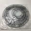 5 Pieces Christmas Metal Wreath Frame Ring Round DIY Macrame Floral Crafts Wire Wreath Form Christmas Decoration Door Craft (Deep Green, 12 Inch, 8 Inch)