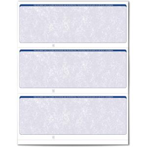 VersaCheck ValueChex - 1500 Blank Business Standard Checks - Blue Classic - 500 Sheets Form #3000