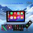 4G+64G Android 15 Car Stereo for Honda Civic 2016-2021 with Wireless Carplay Android Auto Factory Backup Camera Steering Wheel Control 9 Inch Touchscreen GPS Navigation WiFi Bluetooth FM