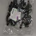 Mr. Pen- Space Saving Hangers for Clothes, 16 pcs, Black, Plastic Multi Clothes Hangers Space Saving, 5 Slots, 360 Rotating Hooks