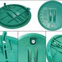 Cunguv Valve Box Cover Lid 10-inch Sprinkler Valve Round Box Lid Replacement Circular for Automatic Irrigation System