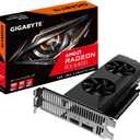GIGABYTE Radeon RX 6400 D6 Low Profile 4G Graphics Card, Low Profile Design, 4GB 64-bit GDDR6, GV-R64D6-4GL Video Card