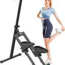 Stair Stepper for Home,Stair Climber Foldable,Large Pedal Vertical Climber Machine for Full-Body Workout,Steppers for Exercise at Home with 300LBS Loading Capacity