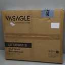 VASAGLE MAEZO Collection - Side Table, 2-Tier Small Square End Table, Nightstand with Tapered Legs, Curved Transitions, for Small Spaces, Living Room, Bedroom, Honey Brown ULET236K01