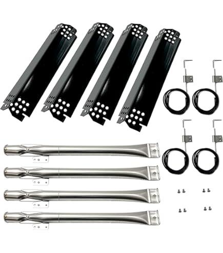 Replacement Parts For Grill Master 7200697 Bbq Grill Burners And Heat Plates Rep