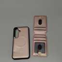 SailorTech for Samsung Galaxy S24 case with Credit Card Holder mag Safe, for Galaxy S24 Phone Leather Case Wallet for Women Compatible mag Safe Wallet Detachable 2-in-1 for Men-Pink