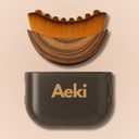 Aeki Lymphatic Contour Face Brush - Reduces Puffiness & Restores Definition, Aeki Lymphatic Face Brush, 100% Gentle & Soft on Skin | Naturally Sculpted Look,Aekii Facial Brush (1 Set)