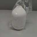 Essential Oil Diffuser, 100ml Aromatherapy Diffuser, Mini Ultrasonic Diffuser for Essential Oil, Home, Office, Cool Mist Humidifier with 7 Led Light, Auto Shut-Off, White