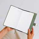 Aesthetic Diary with Lock - Beautiful Leather Journal with Easy to Change Code Lock & Refillable Pages - Quality 8.5x5.6 Planner for Women with Bookmark & Pen Holder to Protect Thoughts & Memories