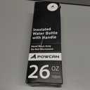 POWCAN 26 oz Insulated Water Bottle with 2-in-1 Straw and Spout Lid, Keep Cold 24H, Leak-Proof, Fits in Car Cup Holder, Stainless Steel Water Bottle for Sports, Travel, and School (Dark Knight)