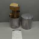 Lynnoland Set of 2 Touch Control Table Lamps with 2 USB & AC Outlet, 3-Way Dimmable Bedside Nightstand Lamps for Bedroom Living Room Nursery, 800 Lumens 5000K Daylight Bulbs Included