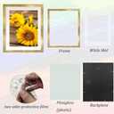 14x17 Wall Picture frame with 11x14 mat, Gold Gallery Photo Frame for Horizontal or Vertical Display