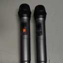 Karaoke Machine, Portable Bluetooth Karaoke Speaker with 2 Wireless Microphones, PA System for Adults Kids with LED Lights & Echo Adjustment, Supports TWS/TF/USB/AUX for Home Party (T03-2 MICS)