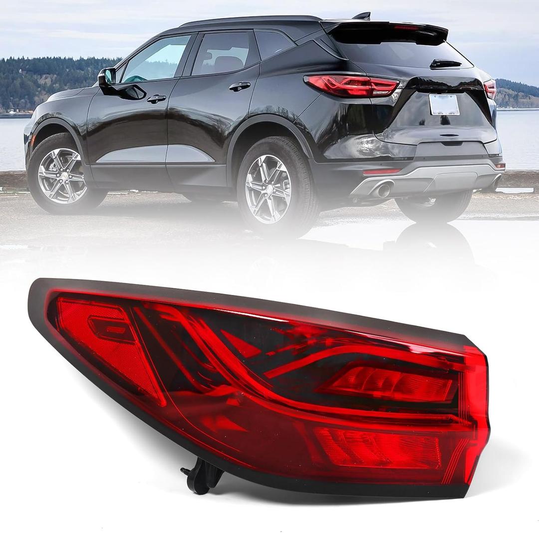 FIONE Tail Light Compatible with Chevy Blazer 2023 2024 2025 Taillight Rear Brake Lamp Left Driver Side 87836076