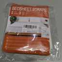 Fitted Bed Sheet Straps Bedroom Bed Sheet Holder Sheet Fasteners Keep Sheets in Place Elastic Sheet Strap Mattress Sheet Holders for All Mattress Sizes (Twin)