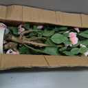 2 Pack 38" Artificial Camellia Tree, Artificial Plants Outdoor Faux Plants in Pot, Artificial Flower for Outdoors Front Porch Decor, Fake Tree Plant Faux Flowers for Indoor Outdoor Home Decor, Pink