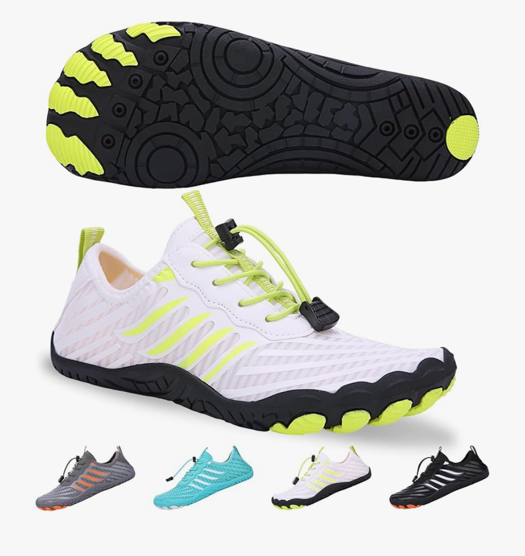 Hike Barefoot Shoes for Women Men, Breathable Non-Slip Athletic Footwear, Wide Toe Water Shoes for Hiking, Non-Slip Neuropathy Shoes for Women Men, Grounded Comfort wear 39