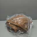 HISEA Insulated Bib Overalls for Men, Winter Water Resistant Duck Canvas Overall, Loose Fit Utility Workwear for Cold Weather (Large Tall, Brown)