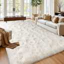 Mugorn Area Rugs 10x14 Living Room, Large Fluffy Cream White Area Rugs for Bedroom, Soft Carpet Shag Kids Room Rug, Non-Slip Fuzzy Rugs Indoor (10ft x 14ft, Cream White)