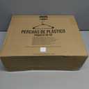 Utopia Home - Plastic Hangers 50 Pack - Space Saving Clothes Hanger - Durable and Strong Closet Organizers and Storage Makes It Ideal Stocking Stuffers or Apartment or Dorm Room Essentials (White)