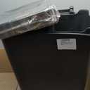 Rubbermaid Premier Series III Step-On Trash Can for Home and Kitchen, with Stainless Steel Rim, 12.4 Gallon, Charcoal, for Home/Kitchen/Garage/Apartment/Office
