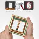 Decorative Outlet Covers Native American African Afro 2 Gang Light Switch Cover Double Rocker Wall Plate Outlet Covers Faceplate for Home Bedroom Decor2 Pack