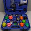 Orion Motor Tech Coolant Pressure Tester Kit, 26pc Coolant Vacuum Refill Kit with 18 Radiator Adapters, Radiator Cooling System Pressure Tester & Filler Kit with Vacuum Pump Vacuum Purge & Refill Tool