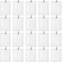 20 Pcs Paper Photo Frames, 4x6 Inch White Picture Display Holders, Hanging Photo Display Banner, Cardboard Picture Frames with String and Clips for Home, Office, Wedding, and Party Decor