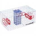 Florida Medium Crab Trap – 24 x 14 x 11 Crab Pot for Recreational Crabbing – Two-Throat Entry Fishing Trap – PVC Coated Wire Saltwater Crab Trap