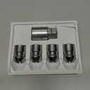 McGard 24154 Chrome Cone Seat Wheel Locks (M12 x 1.25 Thread Size) - 4 Locks / 1 Key
