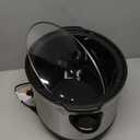 Crock-Pot 7 Quart Oval Manual Slow Cooker, Stainless Steel (SCV700-S-BR), Versatile Cookware for Large Families or Entertaining