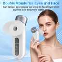 Eye Mist Steam Sprayer for Relief Dry Eyes, Facial Steamer, Eye Treatment, Portable Heated Eye Masks, Mini Eye Moisturizing Cleaning Soothing Steamer