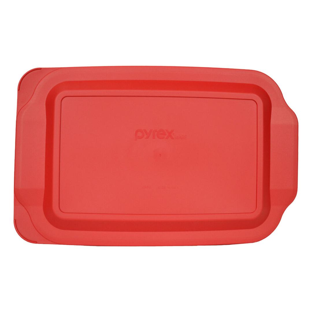 Pyrex C-233-PC Poppy Red Easy Grab Replacement Lid