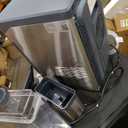 Nugget Ice Maker, 44Lbs/24H with 0.8 Gallon Tank, Soft Chewable Pellet Ice Ready in 5min Portable Ice Maker, Stainless Steels Ice Makers Countertop Self-Cleaning for Kitchens/Home/Office/Bar