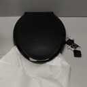KOHLER 4636-RL-7 Cachet ReadyLatch Elongated Toilet Seat Slow Close, Soft Close Toilet Seat Quiet Lid, Contoured Grip-Tight Bumpers Installation Hardware, Apartment Essentials, Black
