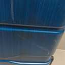 Coolife Luggage Expandable(only 28") Suitcase PC+ABS Spinner Built-In TSA lock 20in 24in 28in Carry on (Caribbean Blue., L(28in).)