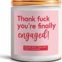 Engagement Gift - Bride to Be Gifts - Gifts for Newly Engaged Couples - Lavender Scented Candle