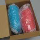 JOYIN 2 Bubble Guns with 2 Refill Solution (10 oz Total), Bubbles Maker, Blower, Machine Gun Blaster for Kids, Toddlers, Outdoors Activity, Party, Birthday Gift, Easter Toys (Blue+Red)