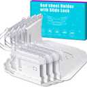 Bed Sheet Holders for Corners, Fitted Sheet Holder Keep Sheets Firm - Tight, 4Pcs Sheet Grippers Fits Any Size Mattress, Sheet Clips, Sheet Lock Prevent Slipping and Wrinkles, Easy Installation (Beige)