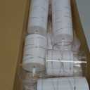 Homemory Pure White Flameless Candles with Embedded Star String Fairy Lights, Battery Operated Candle, LED Candles, Fake Candles with Remote Control and Timer, Set of 5(H4 5" 6" 8" 8")