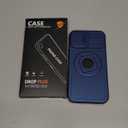 For iPhone 13 Pro Max Case Magnetic Compatible with MagSafe Wireless Charging,with 2 Screen Protectors,Built-in Kickstand Ring+Camera Cover Anti-Scratch Shockproof Heavy Duty Protection Blue