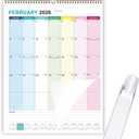 2026-2027 Wall Calendar - Wall Calendar 2026-2027 from Jan 2026 to Jun 2027, 22" x 17", Extra Large Calendar with Thick Paper, Large Ruled Blocks