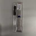 MioHHR Slim Metal Bands Compatible with Apple Watch Band Ultra Series 11 10, Thin Stainless Steel Strap for Women iWatch Band 42mm 41mm 40mm 38mm (Silver)