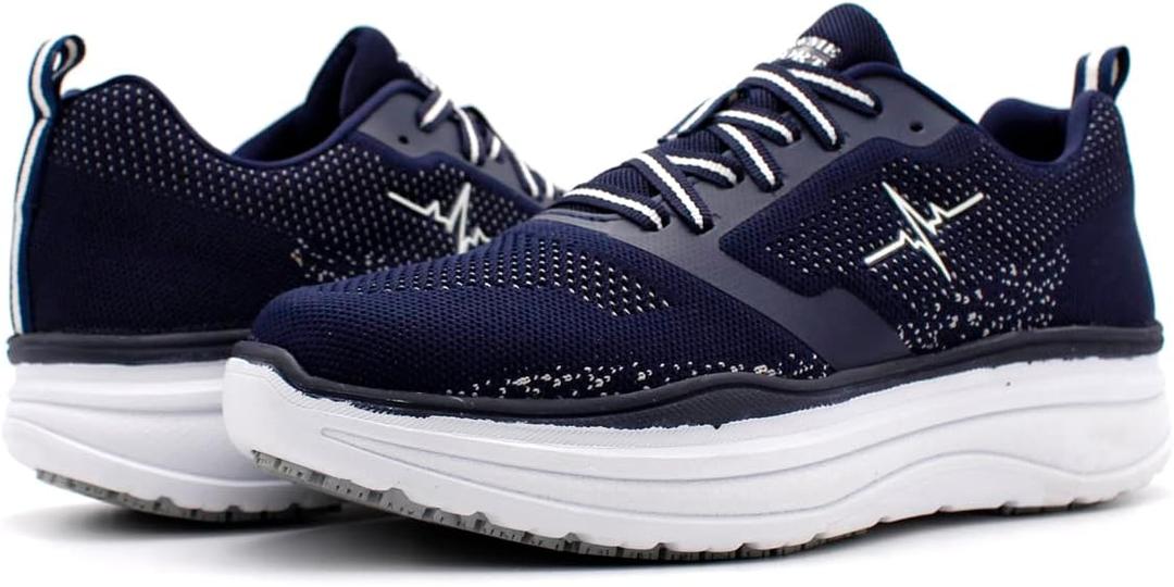 Laforst Mens Extreme Comfort Slip Resistant Sneaker Navy 8