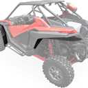 KEMIMOTO PRO XP Fender Flares, Compatible with Polaris RZR PRO XP/PRO R/Turbo R 2020-2024, UTV Accessories Front and Rear Mud Flaps Kit Mud Guard